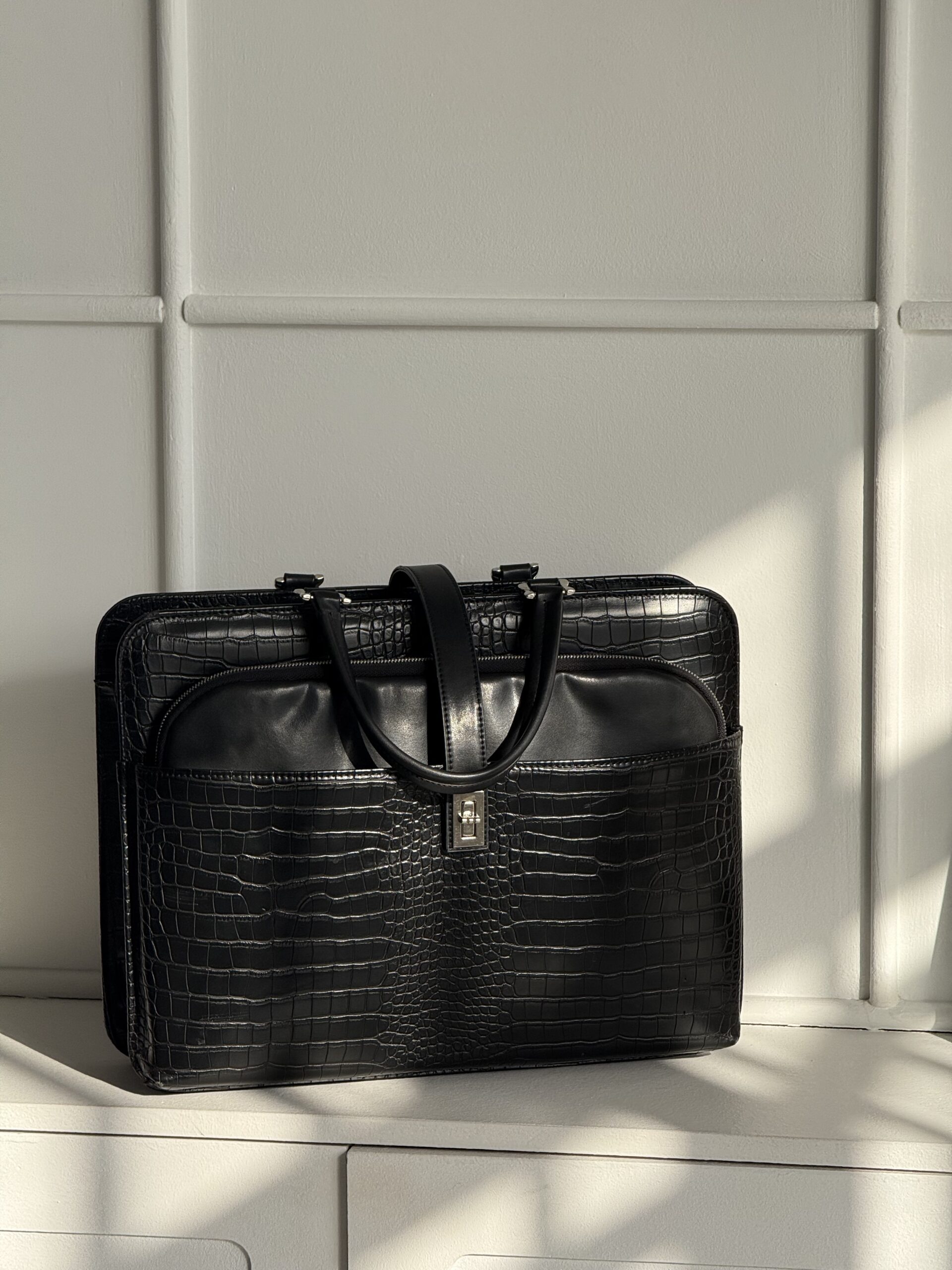 کیف اداری دانشجویی prestigebag مشکی | زنیر