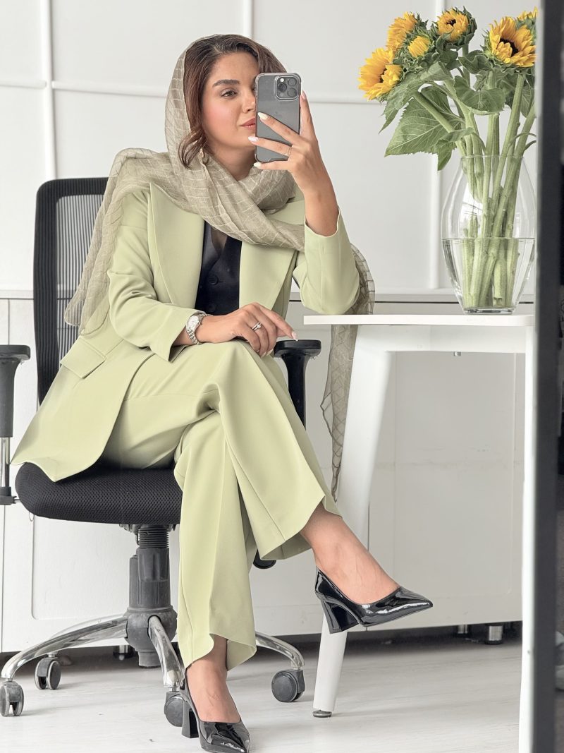 ست کت و شلوار زنانه شیک chic - Image 32
