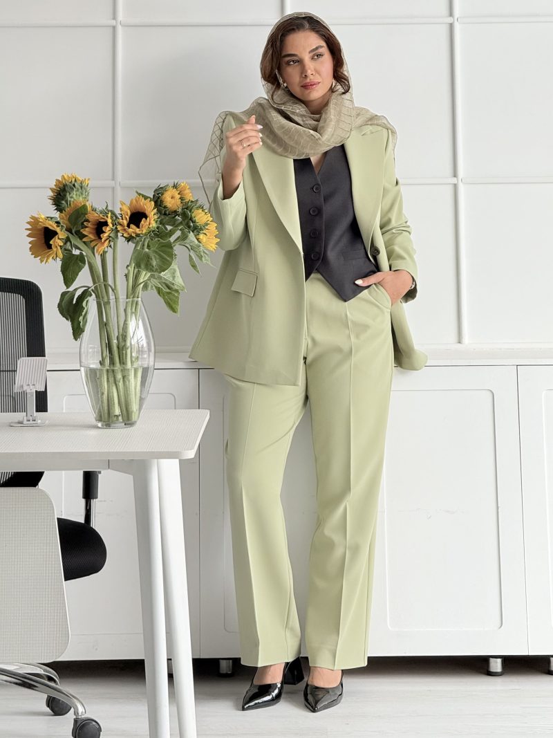 ست کت و شلوار زنانه شیک chic - Image 30