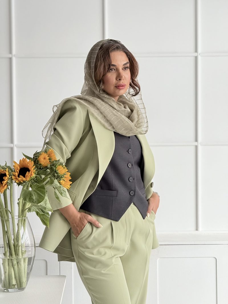 ست کت و شلوار زنانه شیک chic - Image 2