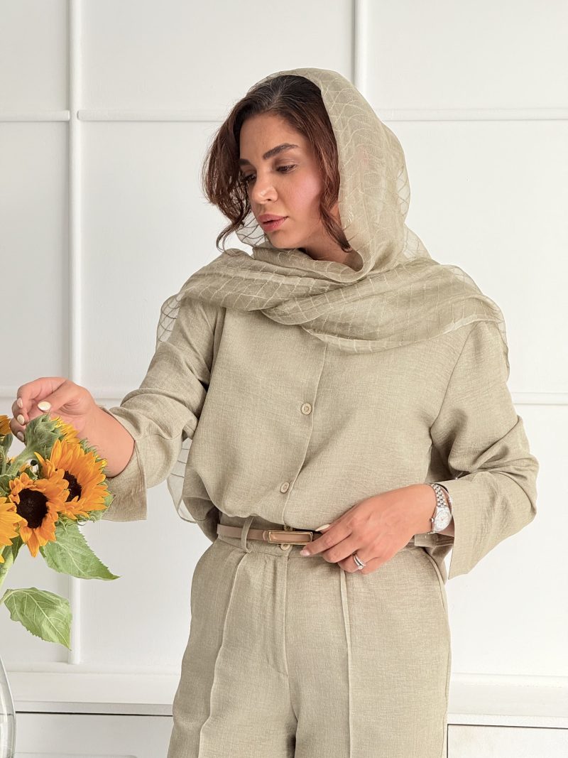 ست شومیز شلوار زنانه breezy - Image 6