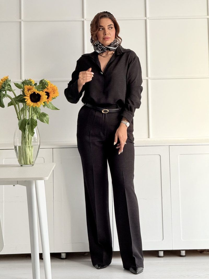 ست شومیز شلوار زنانه breezy - Image 11