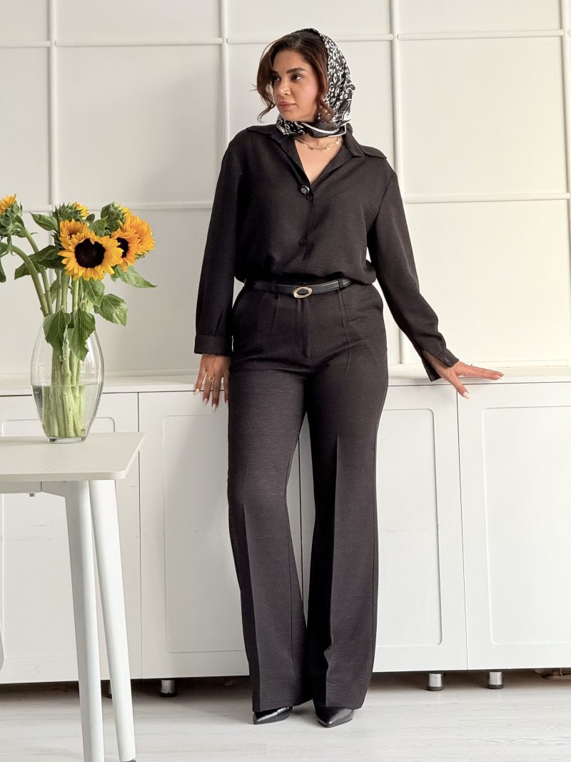 ست شومیز شلوار زنانه breezy - Image 12