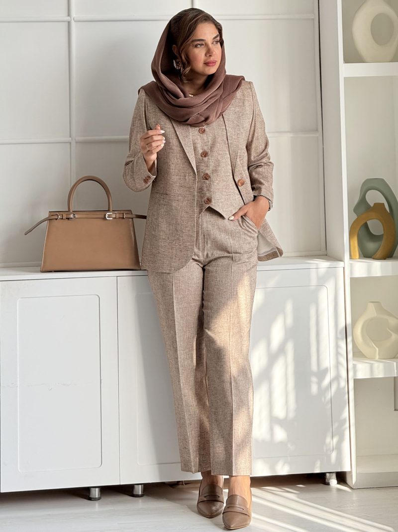 ست سه تیکه کت شلوار و ژیله PURE - Image 3