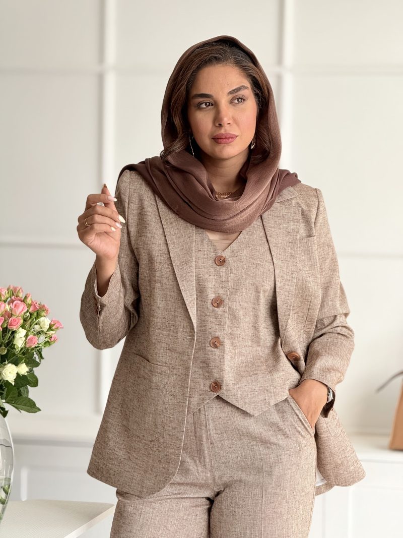 ست سه تیکه کت شلوار و ژیله PURE - Image 4