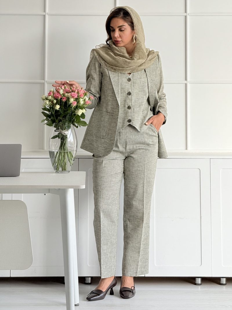ست سه تیکه کت شلوار و ژیله PURE - Image 7