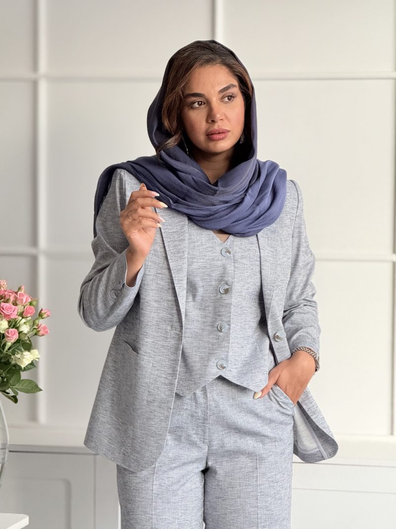 ست سه تیکه کت شلوار و ژیله PURE - Image 15