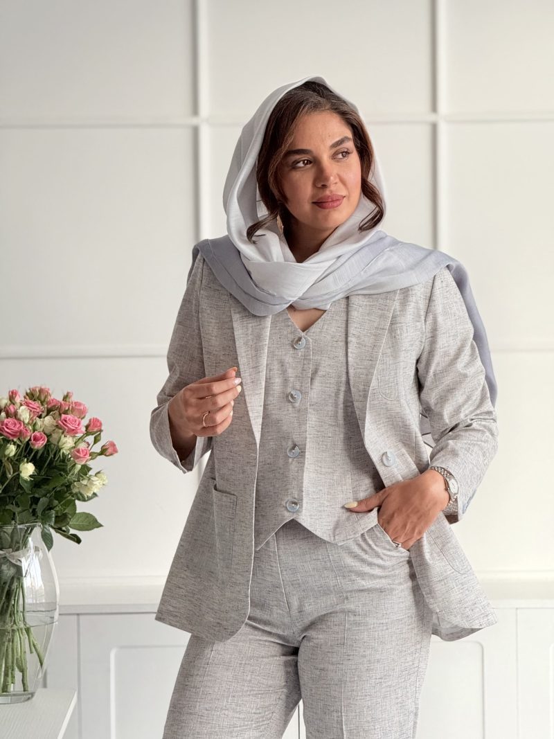 ست سه تیکه کت شلوار و ژیله PURE - Image 17
