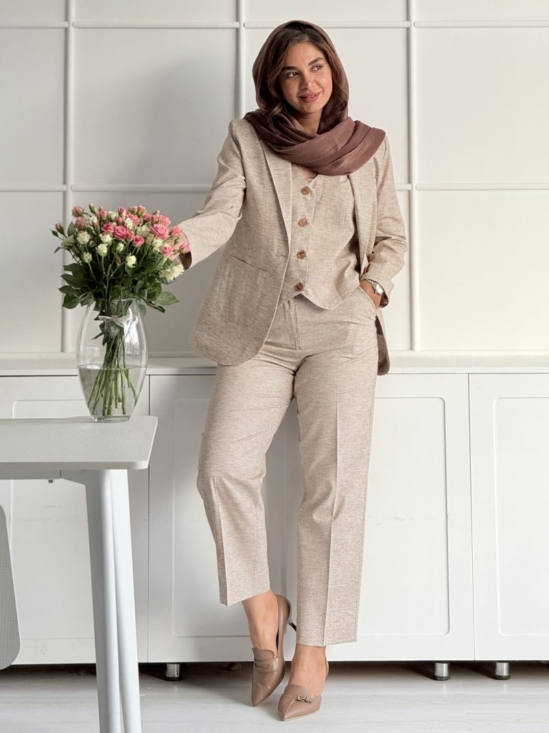 ست سه تیکه کت شلوار و ژیله PURE - Image 18