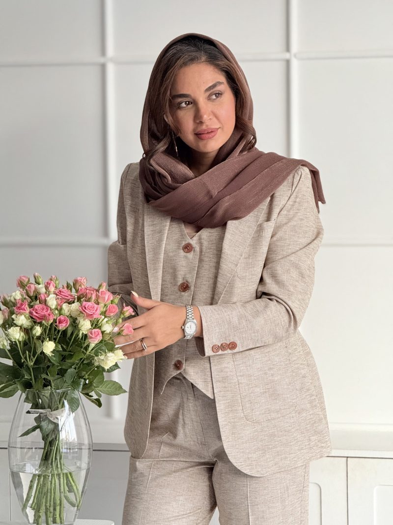 ست سه تیکه کت شلوار و ژیله PURE - Image 19