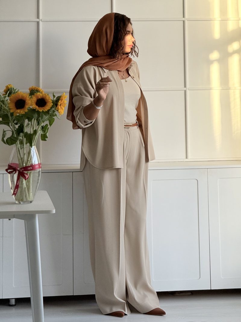 ست شومیز شلوار زنانه grace - Image 4