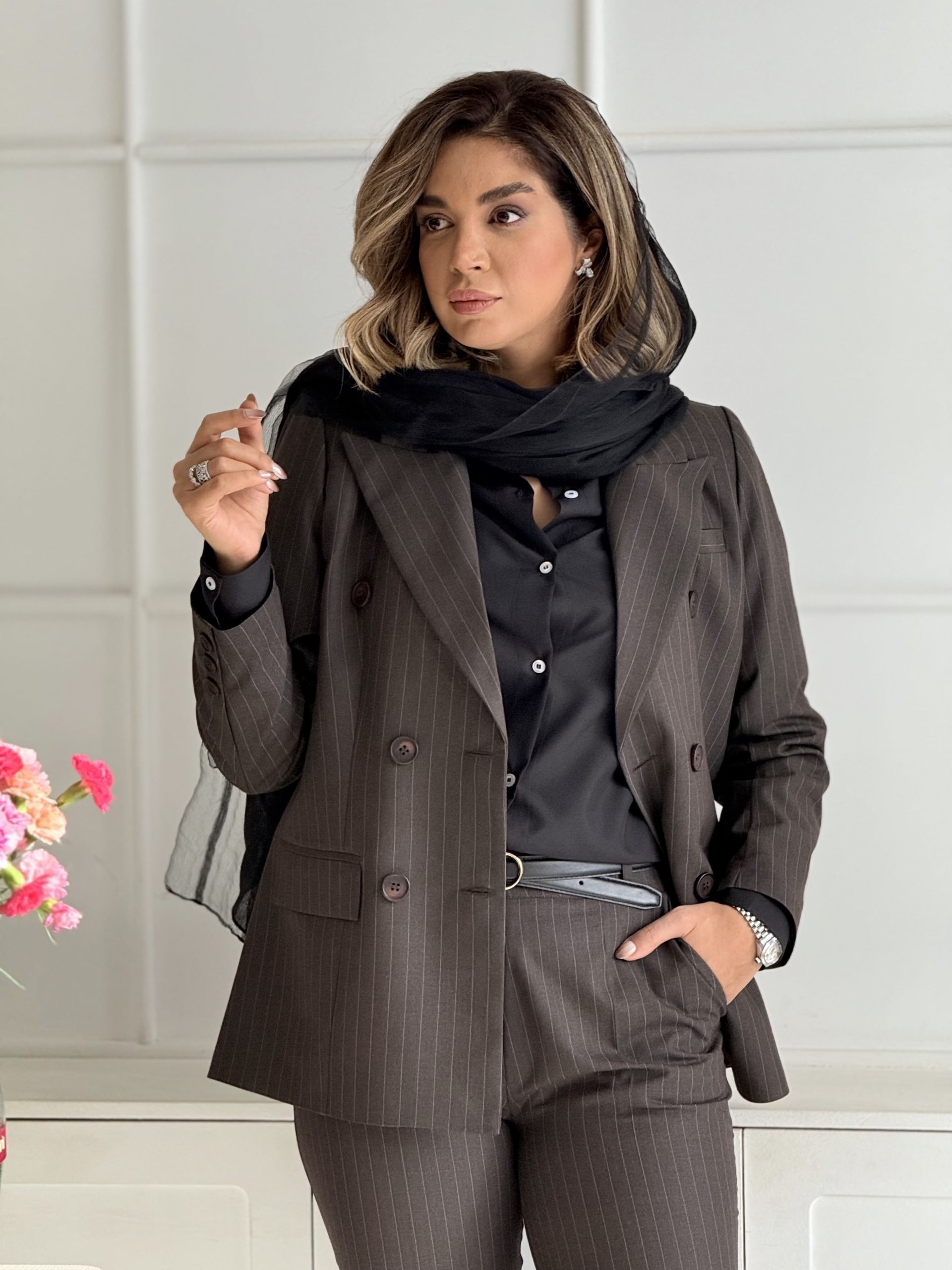 ست کت و شلوار زنانه elegant ( ارسال فوری ) - Image 9