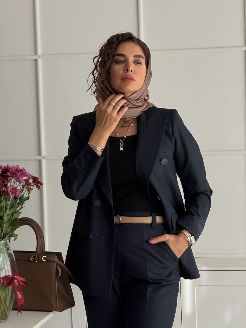 ست کت و شلوار زنانه elegant - Image 11