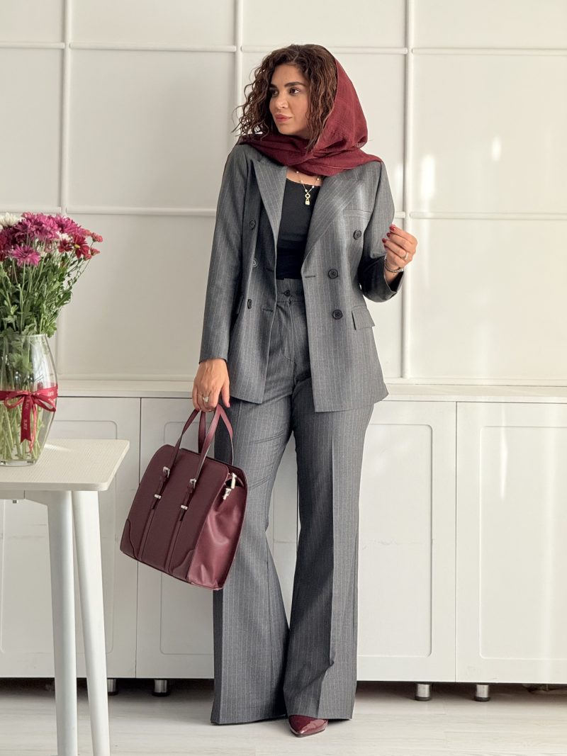 ست کت و شلوار زنانه elegant - Image 19