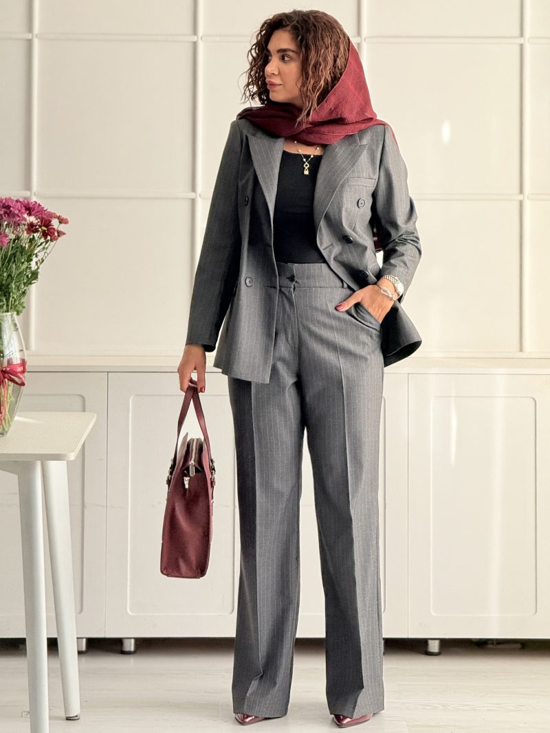 ست کت و شلوار زنانه elegant - Image 17