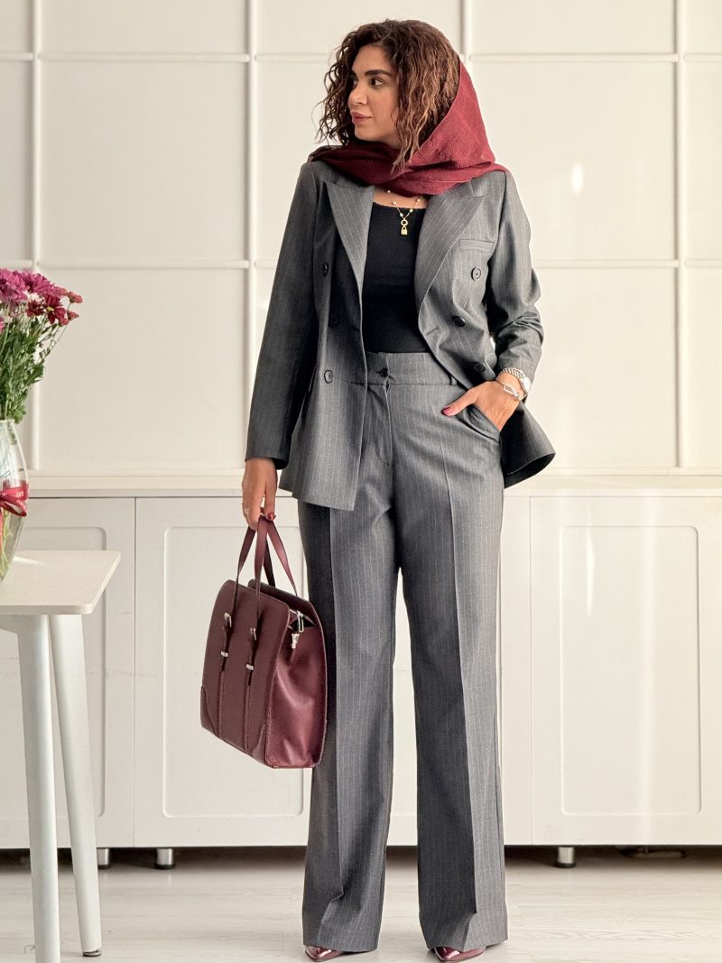 ست کت و شلوار زنانه elegant - Image 14