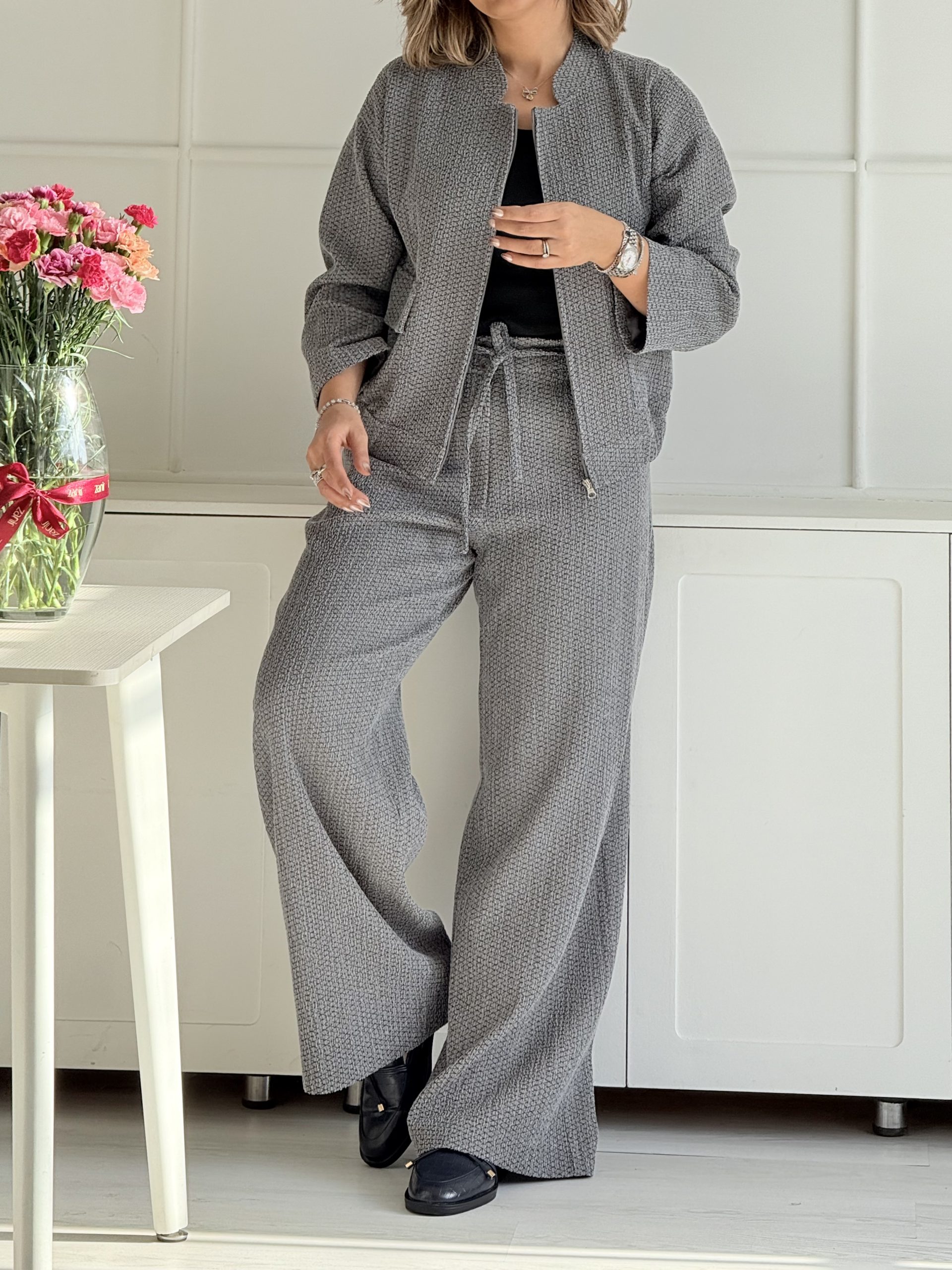 ست بامبرجکت و شلوار زنانه kandu ( ارسال فوری ) - Image 7