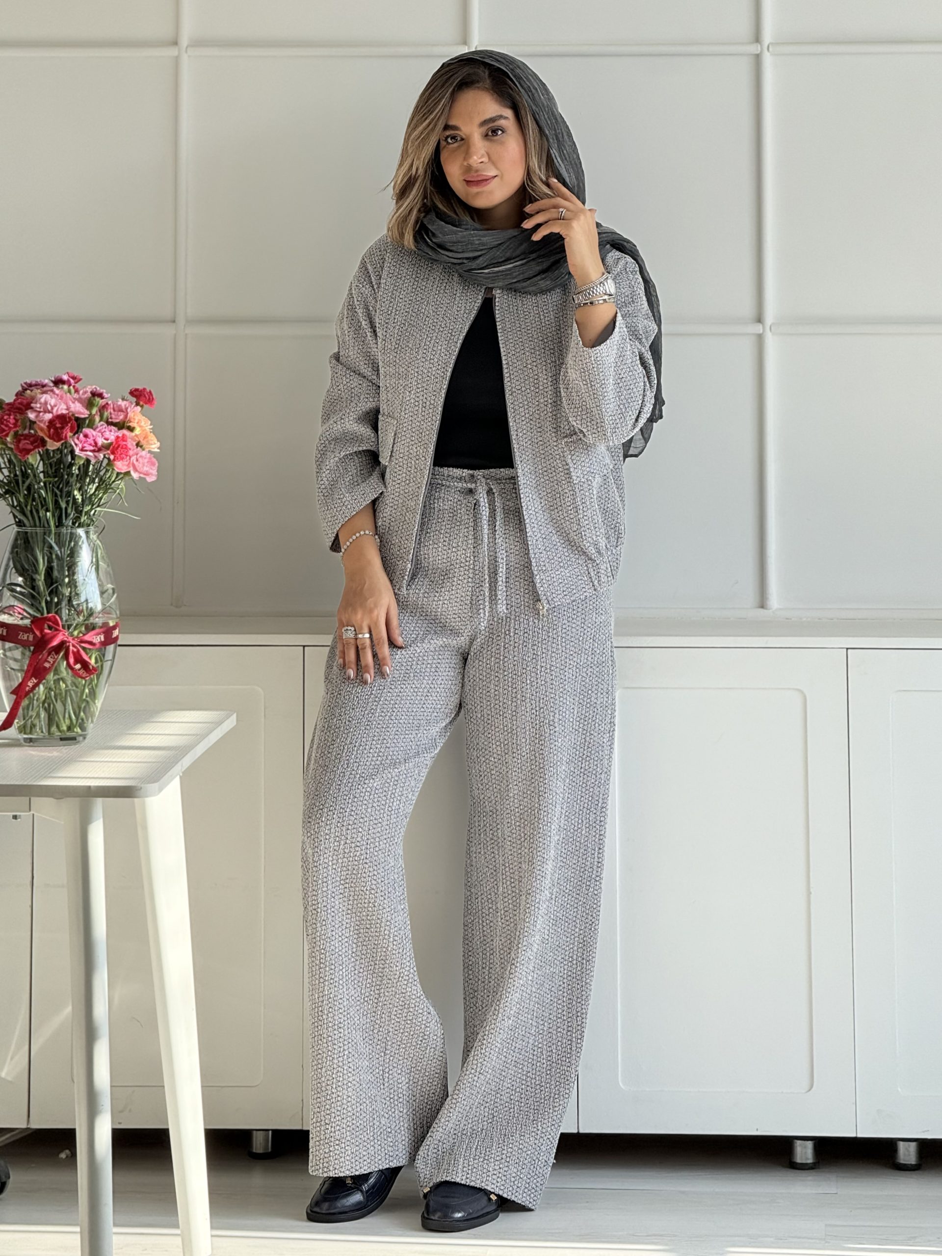 ست بامبرجکت و شلوار زنانه kandu ( ارسال فوری ) - Image 5