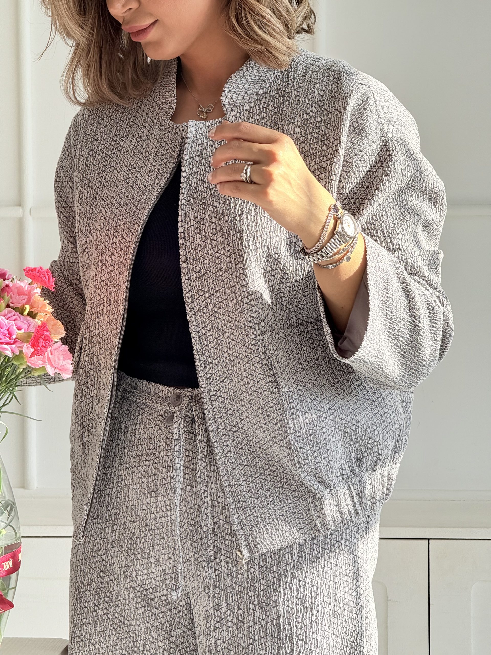 ست بامبرجکت و شلوار زنانه kandu ( ارسال فوری ) - Image 10