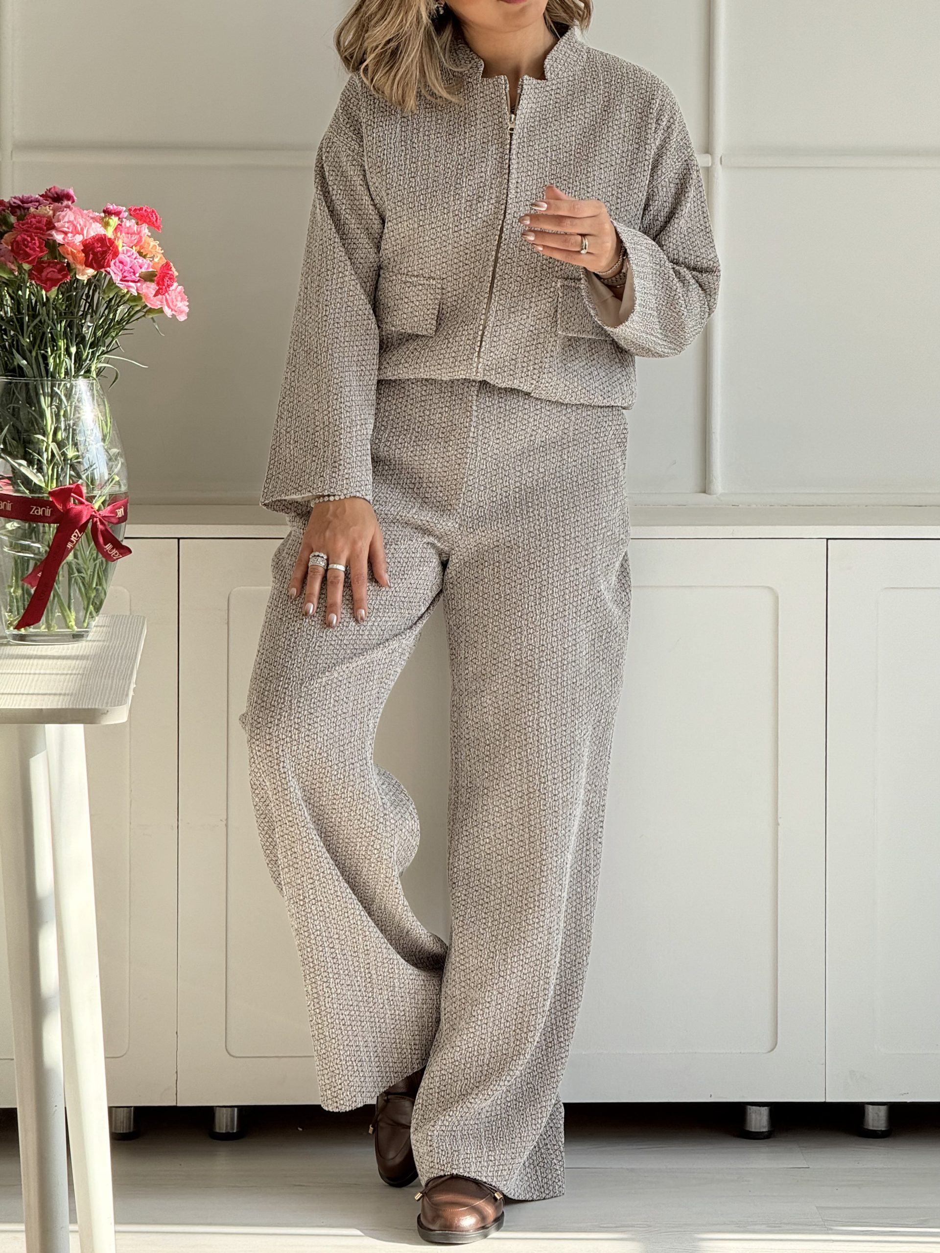 ست بامبرجکت و شلوار زنانه kandu ( ارسال فوری ) - Image 8