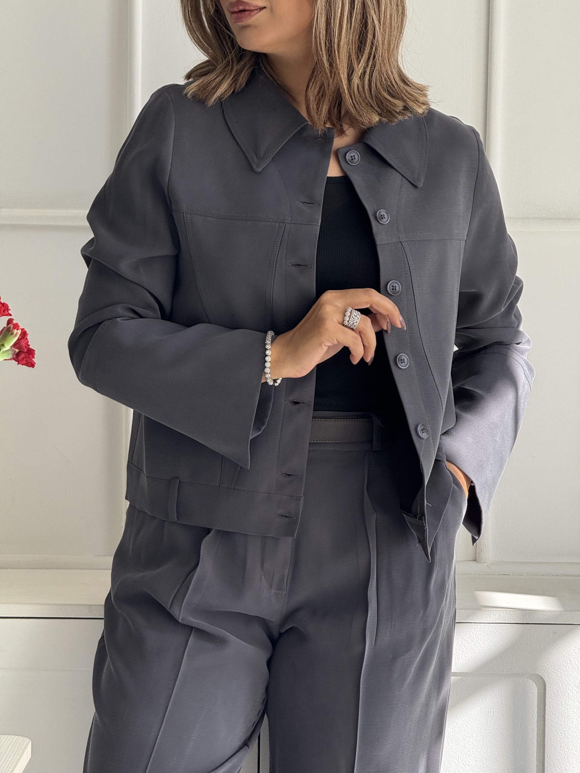 ست کراپ کت و شلوار زنانه Light - Image 20