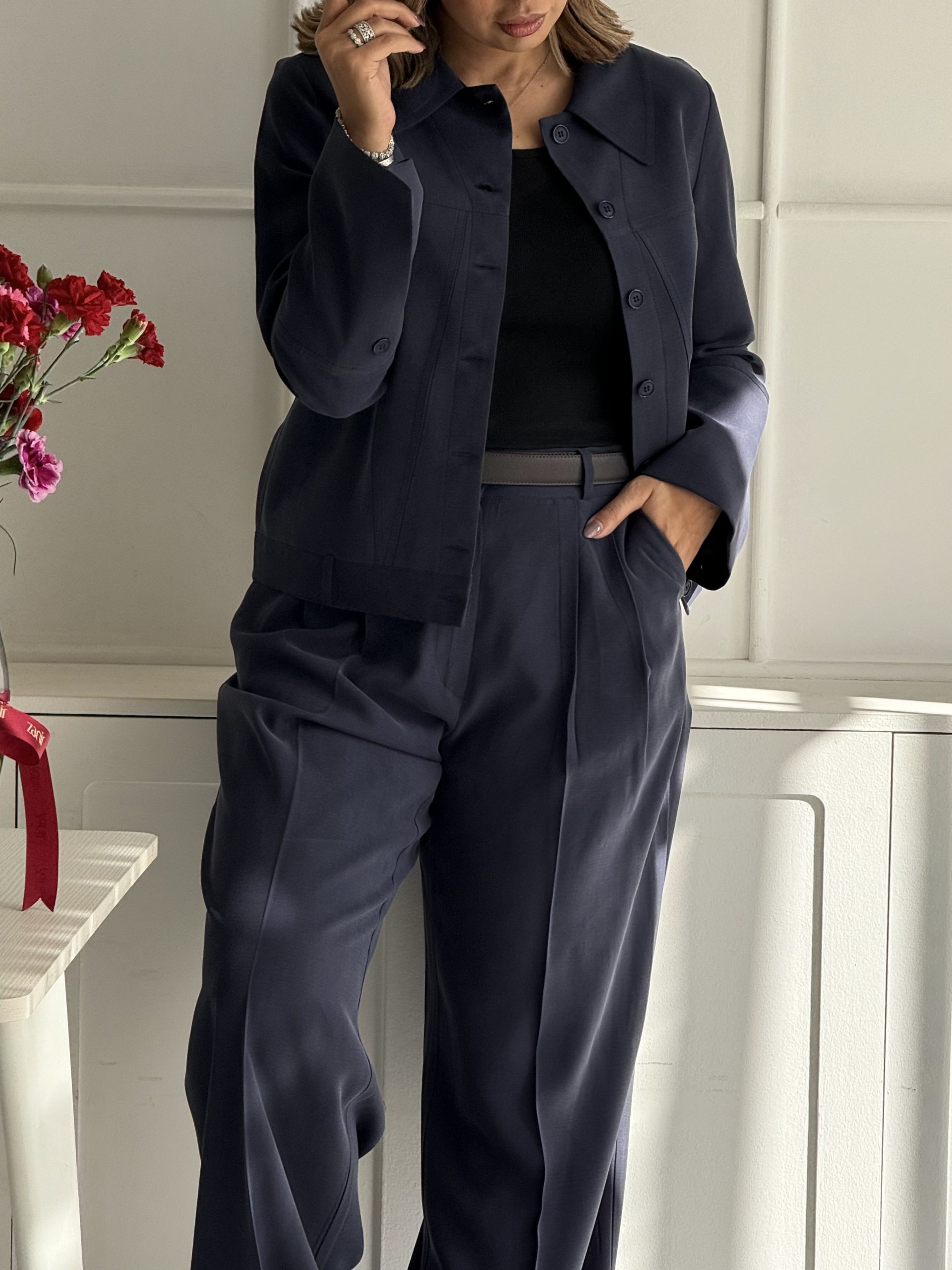 ست کراپ کت و شلوار زنانه Light - Image 5