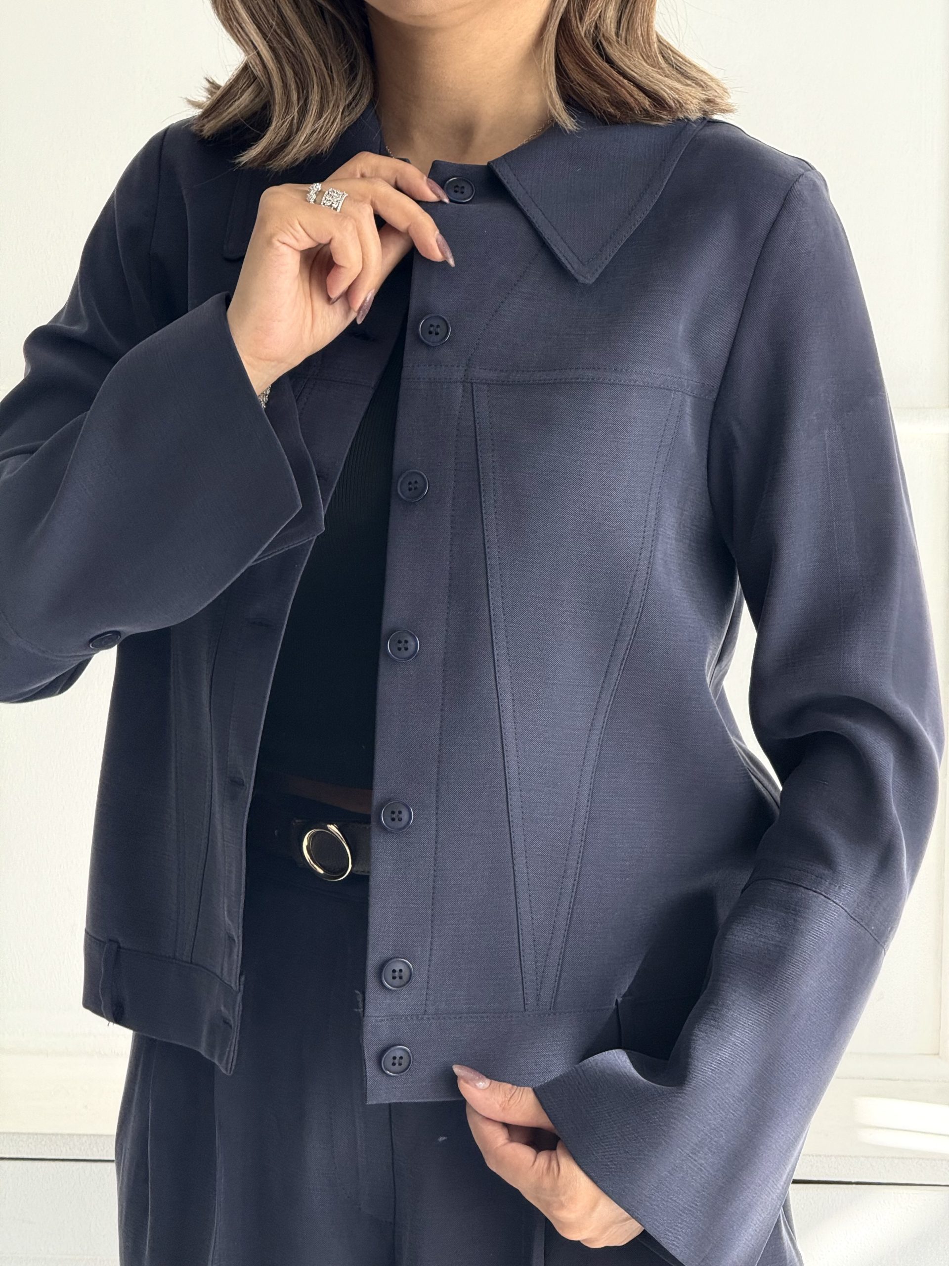 ست کراپ کت و شلوار زنانه Light - Image 3