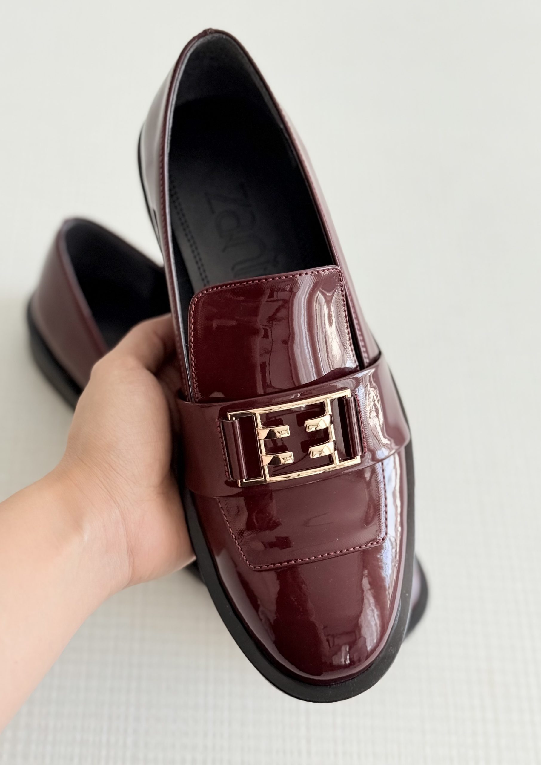 لوفر زنانه classic shoes زرشکی | Outlet collection - Image 3