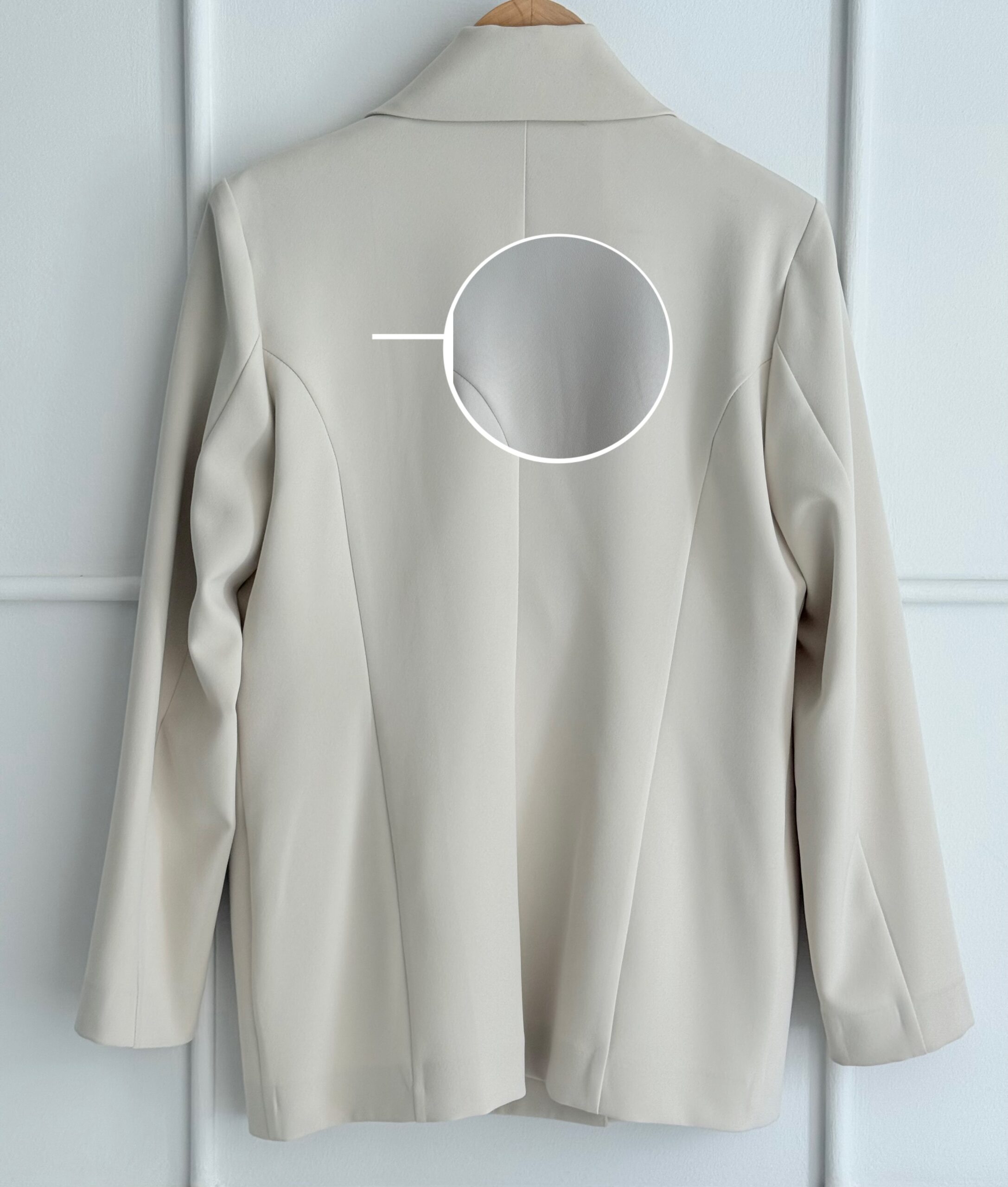 کت تک زنانه lady کرم استخونی کد050 | Outlet collection - تصویر 4