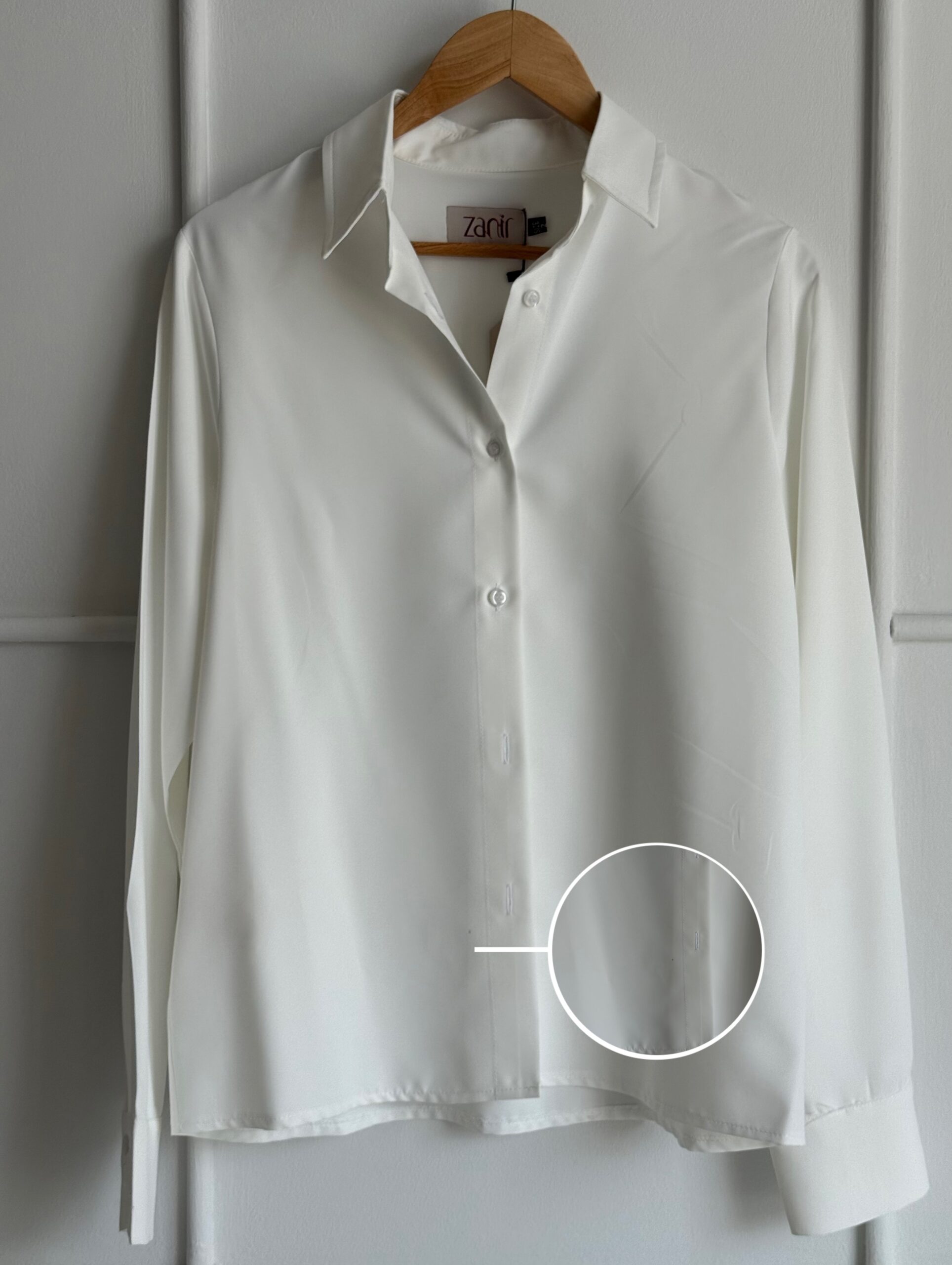 شومیز زنانه basic سفید | Outlet collection - تصویر 4